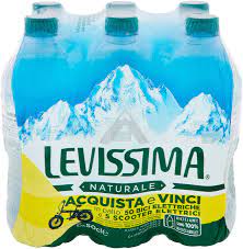 Levissima Naturale 0.5 lt - 6 bottiglie
